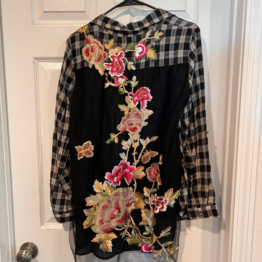 Aratta Plaid Flannel Only for You Top